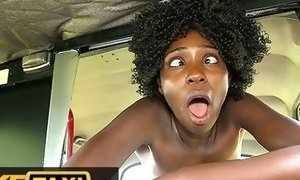 African dark-hued princess rides a large enormous boner